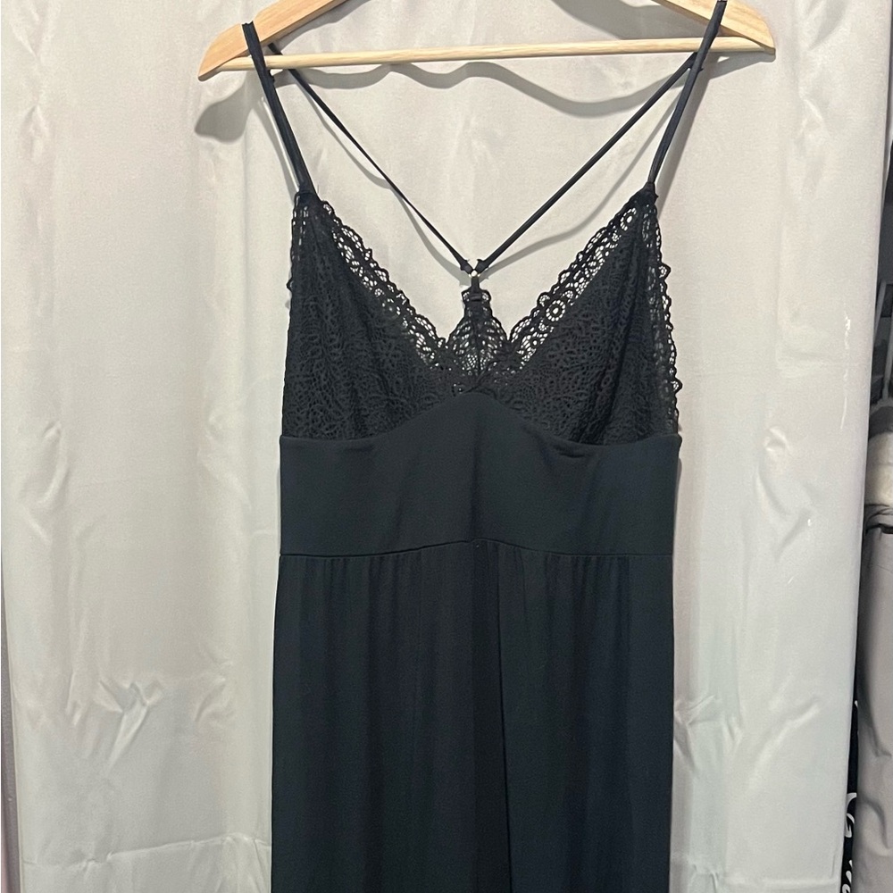 Victoria secret Elegant Black Lace jumpsuit XL PANTS